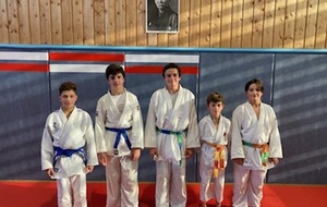 UN GROUPE DE JUDOKAS AU STAGE DEPARTEMENTAL