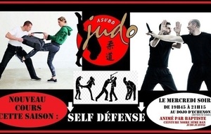 NOUVEAUTE : COURS SELF DEFENSE