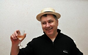 L'apéritif à  l'arrivèe du défilé