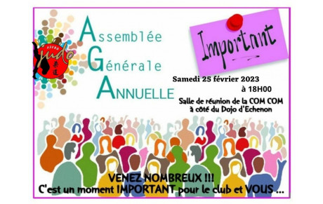 Assemblée Générale ASVBD JUDO 25.02.2023