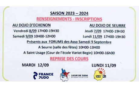 Nos Temps de renseignements et d’inscriptions