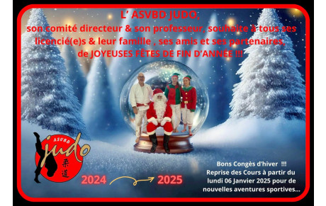 JOYEUSES FÊTES DE FIN D'ANNEE !!